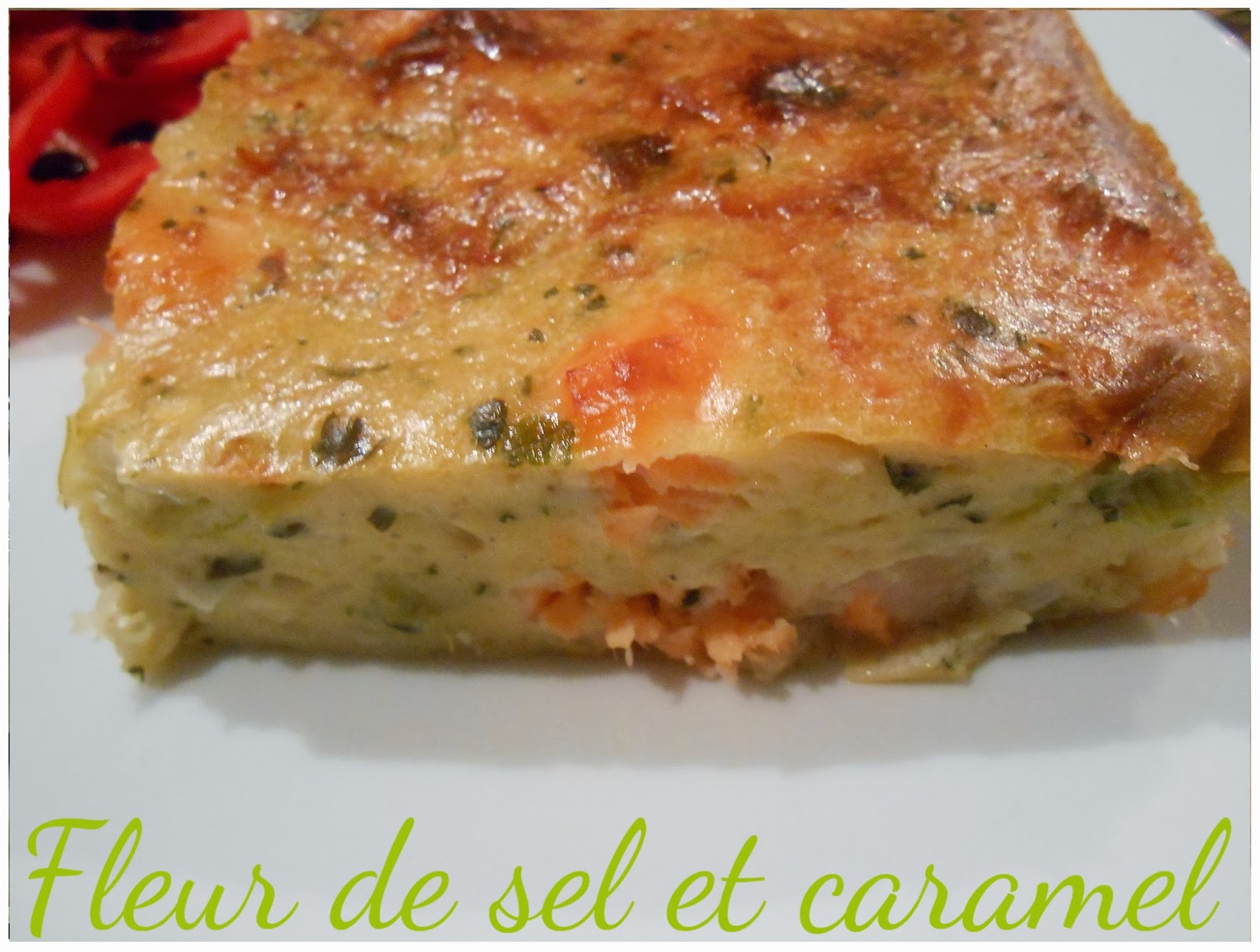 Fleur De Sel Et Caramel Quiche Sans Pate Saumon Poireaux
