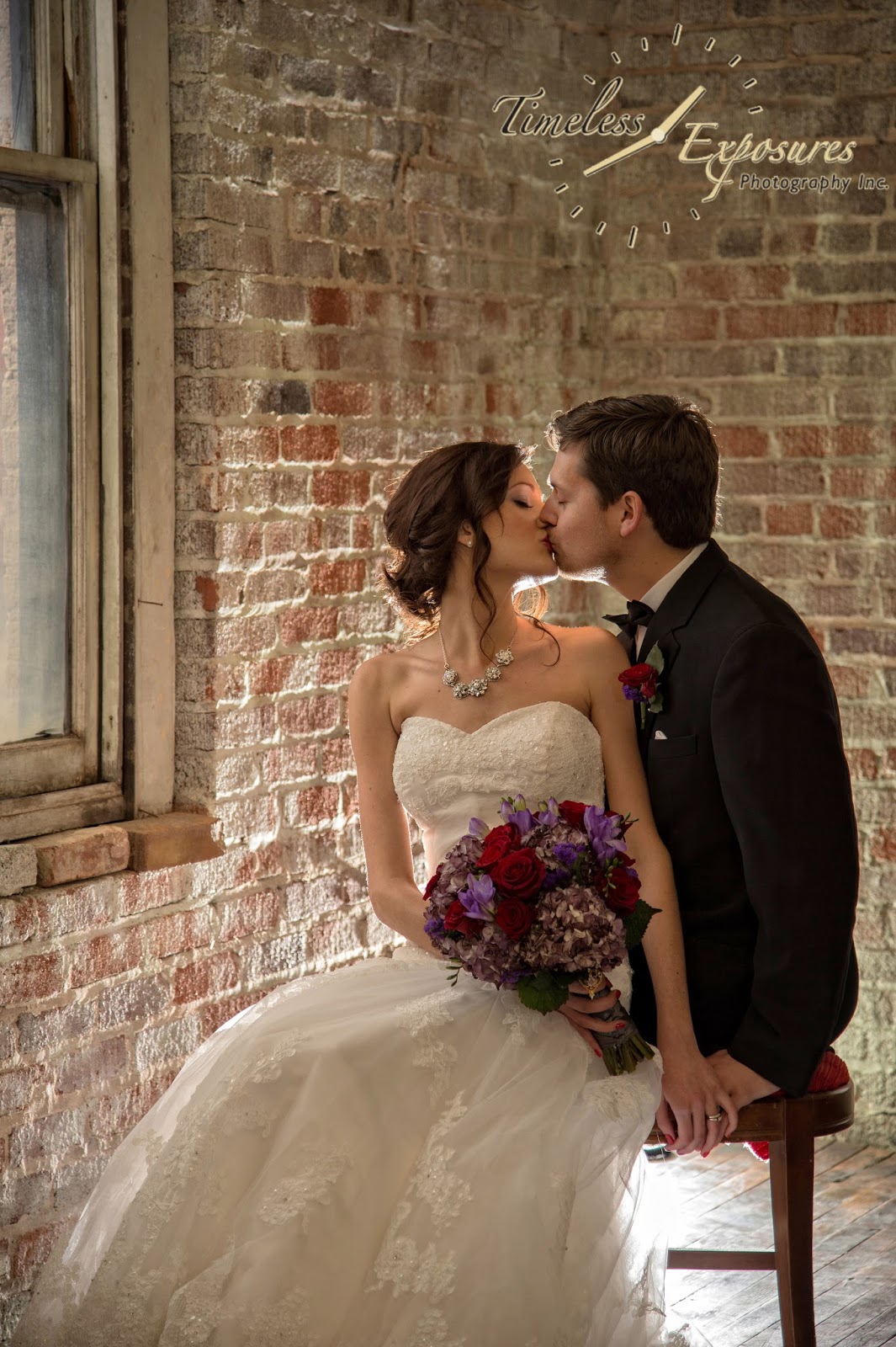 Timeless Exposures Photography, Inc. Ruth + Glenn The Bottle Factory Monroe, NC