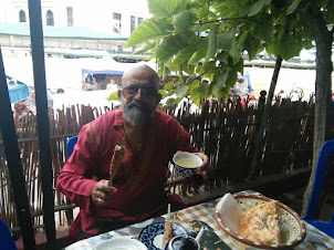 "Shish Kebab(Sashlik)" in Chorsu Bazaar.