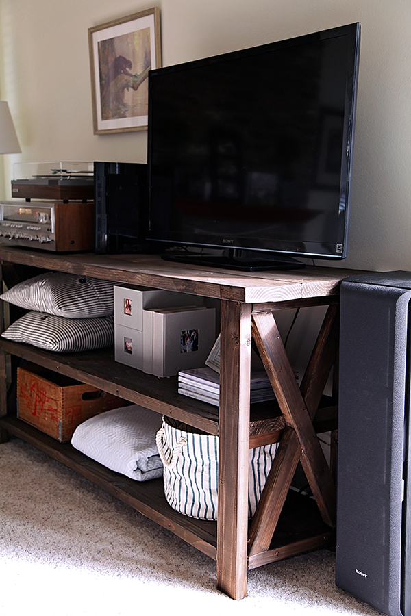 California Peach DIY Farmhouse Media Console