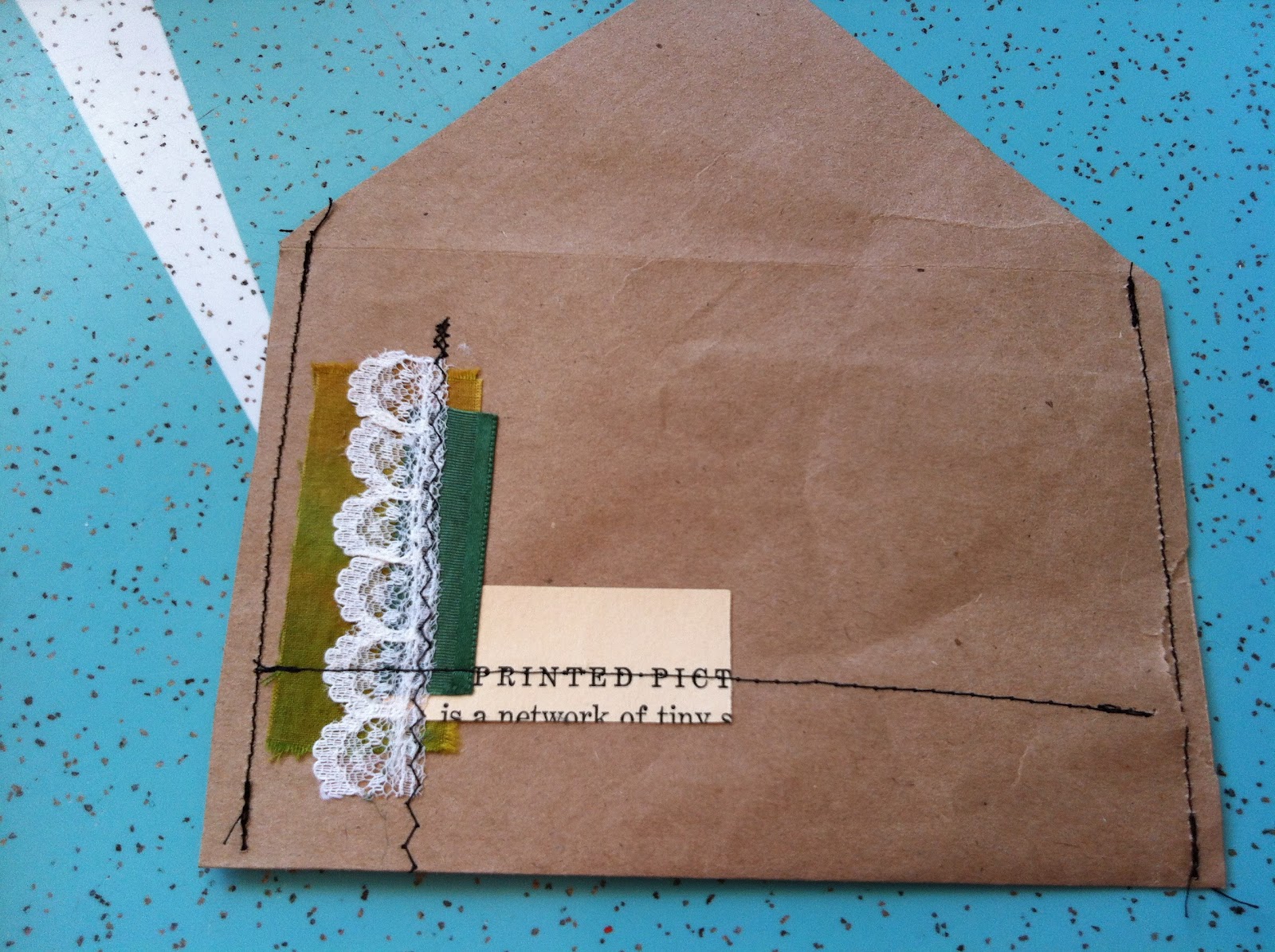Musings on Realities Recycled Paper Envelopes and Fancy Notepaper