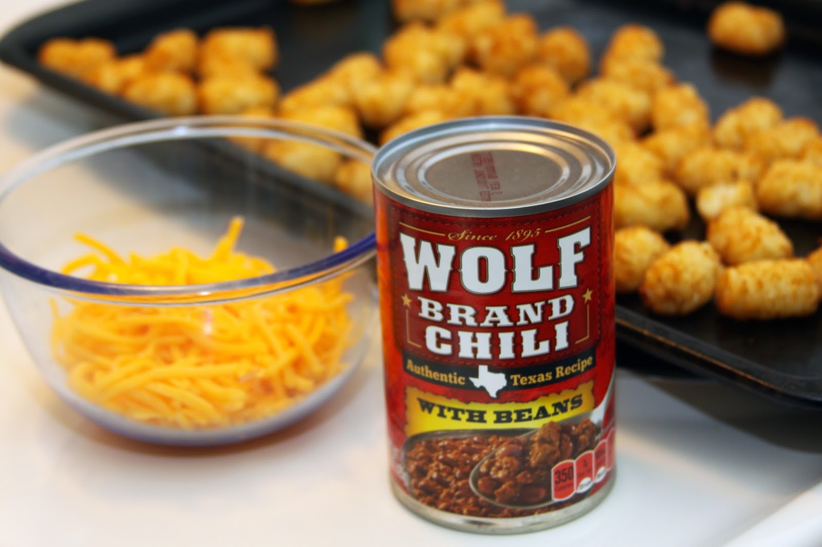 For the Love of Food Homegating Chili Cheese Tater Tot Dip