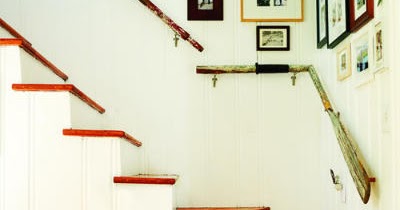 handrails for stairs classic chic homeideas christmas staircase ideas