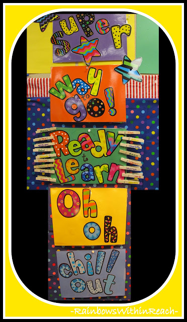 Vertical Chart for Behavior (Behavior Chart RoundUP via RainbowsWithinReach) photo of: Vertical Chart for Behavior (Behavior Chart RoundUP via RainbowsWithinReach)
