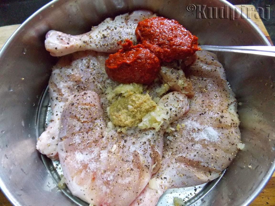 Kudpiraj's Garam Tawa Chicken Bond(Chicken English Fry)