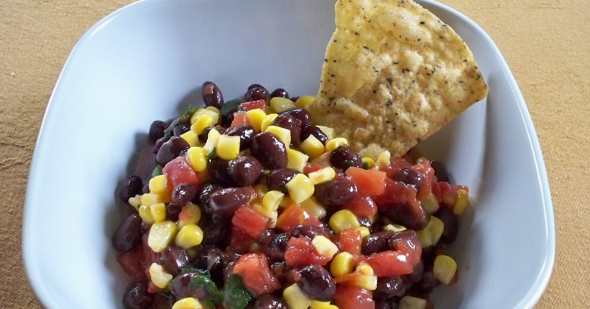 Kickin It in the Kitch Black Bean and Corn Dip