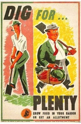 Two Men and a Little Farm: VINTAGE VICTORY GARDEN POSTER SUNDAY