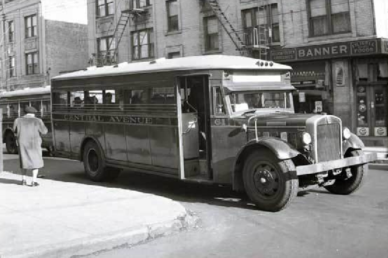 Jersey City Bus Central Avenue. 1948 ~