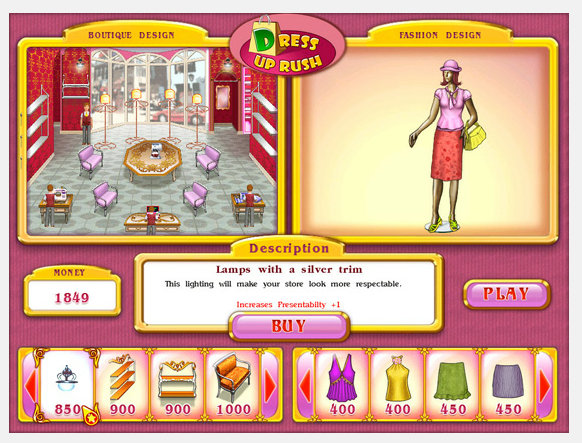 fashion boutique game online