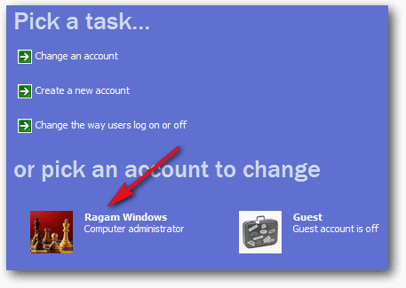 User Account administrator