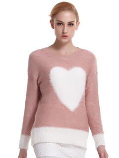 Koleksi terbaru sweater cewek warna pink lucu dan imut
