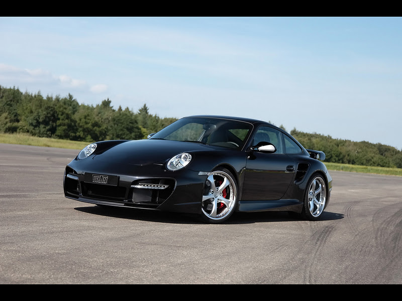 Cars World Porsche 911 Turbo Black