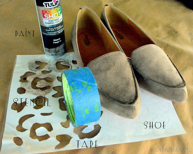 WobiSobi Leopard Shoe, DIY
