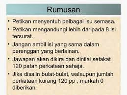 Perenggan rumusan berapa WELCOME TO