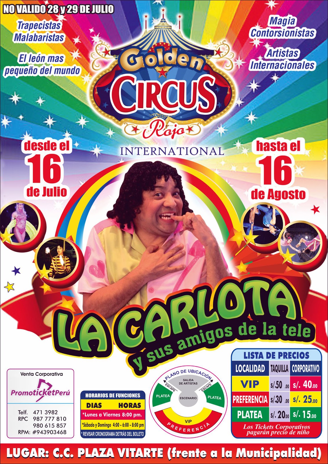 PROMOTICKETPERU EL CIRCO DE LA CARLOTA
