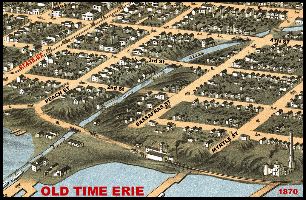 Old Time Erie Canal Boats Under West 4th and Sassafras