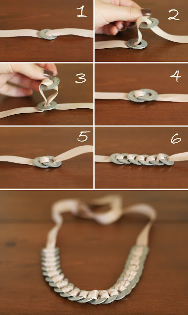 DIY : Bijoux avec des rondelles acier (3)