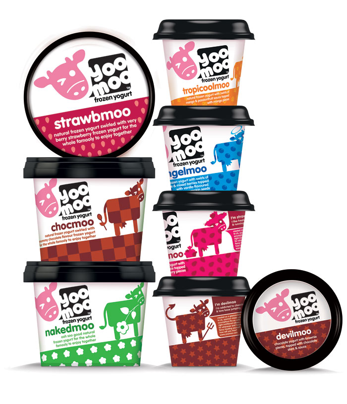 Packaging of the world Yoomoo Frozen Yogurt