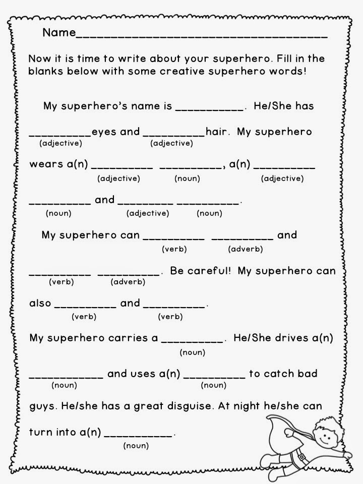 The Best of Teacher Entrepreneurs: Language Arts - "Superhero Parts of