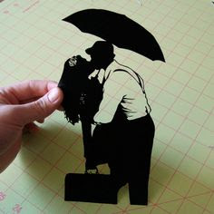 silhouette paper handcut by Joey Bagley