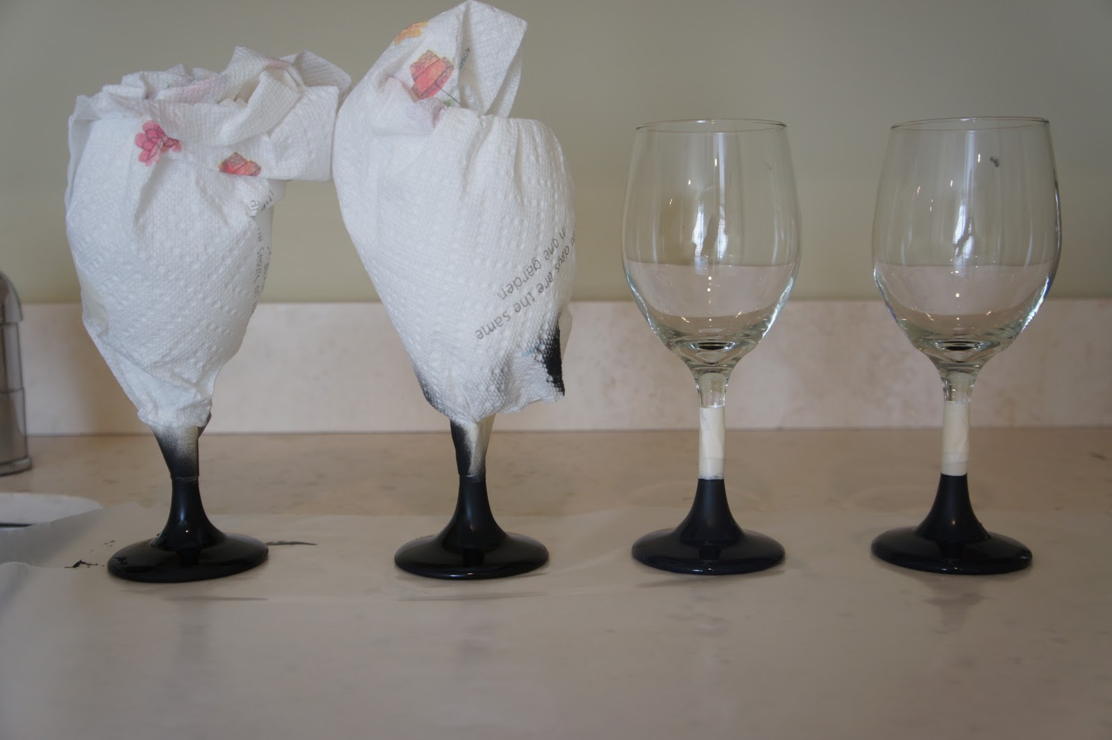 love&laughter Craft of the Week Chalkboard Wine Glasses + FREE GIVEAWAY!!