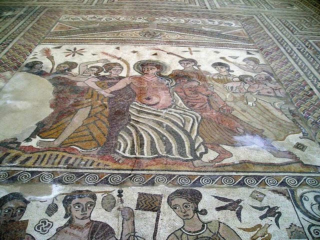 Mosaico de Baños de Valdearados (BURGOS)