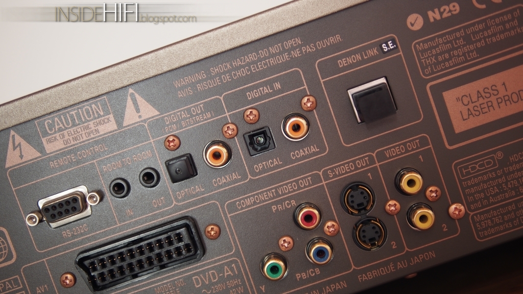 Inside Hi Fi Denon Dvd A1