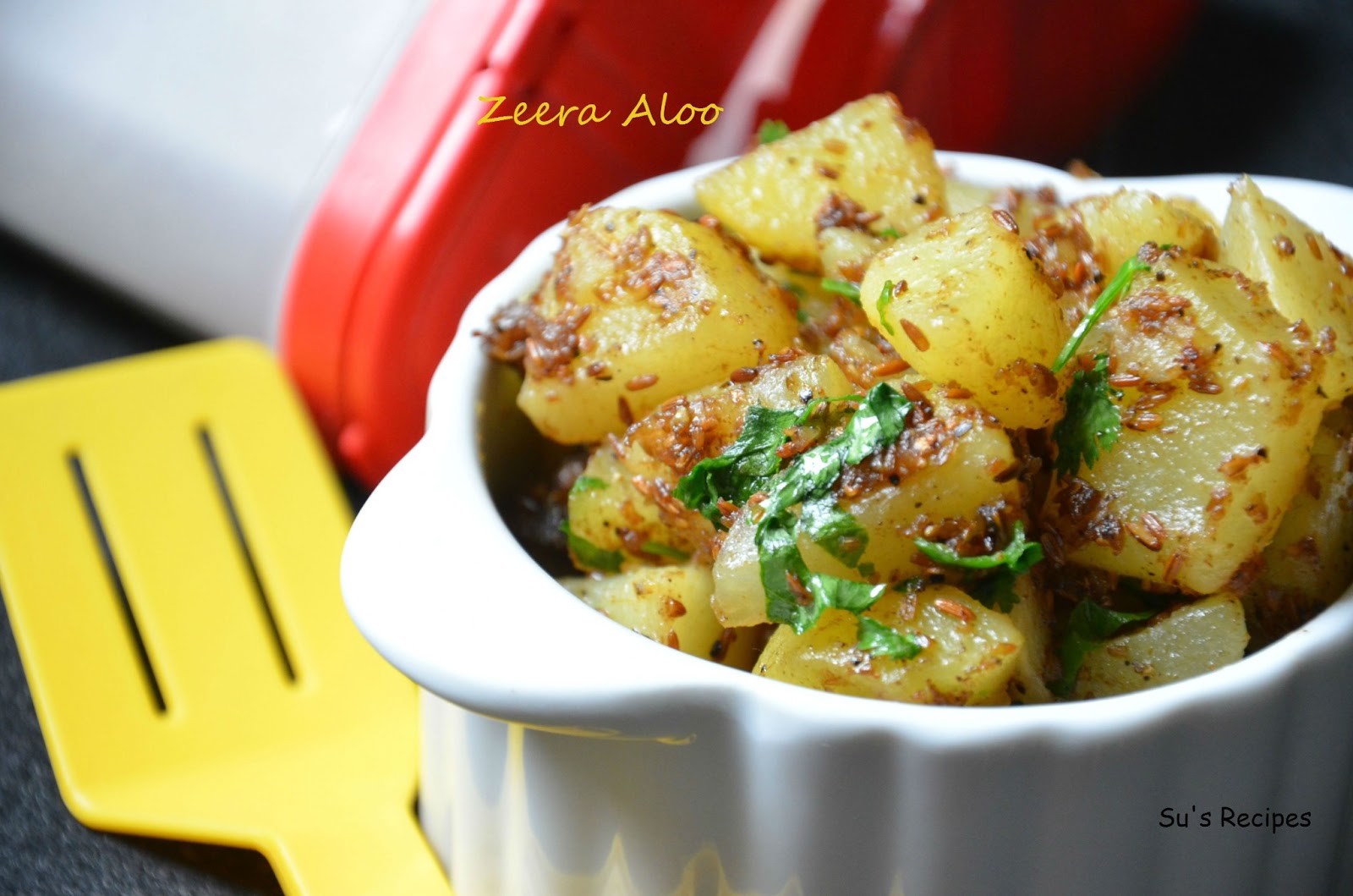 Su's Recipes Jeera Aloo Potato Cumin Seeds Stir Fry