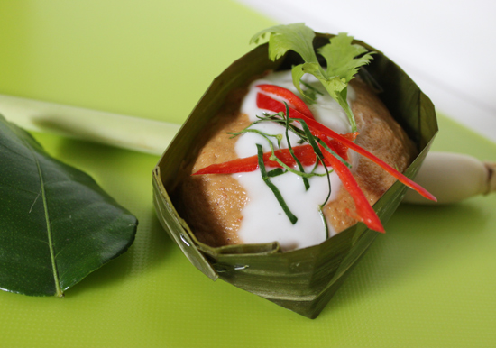 Hor Mok Ta Lay or Seafood Curry Custard | Thai Recipes From My Kitchen