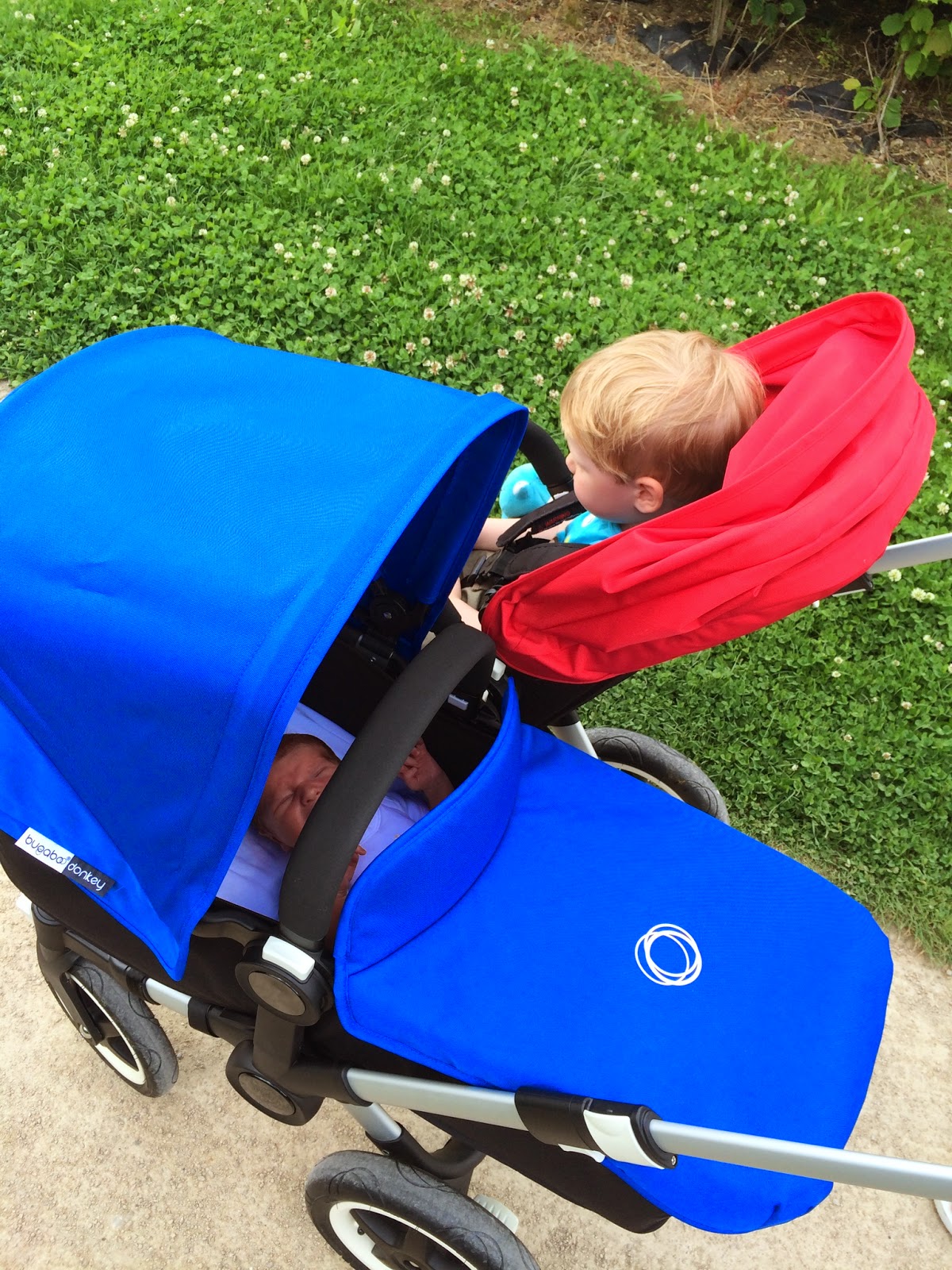 double pram newborn toddler