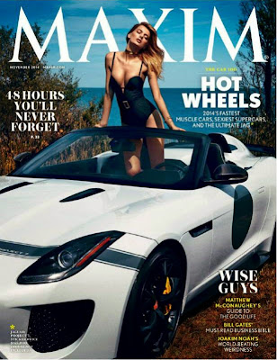 Bregje Heinen sexy poses in Maxim magazine November 2014