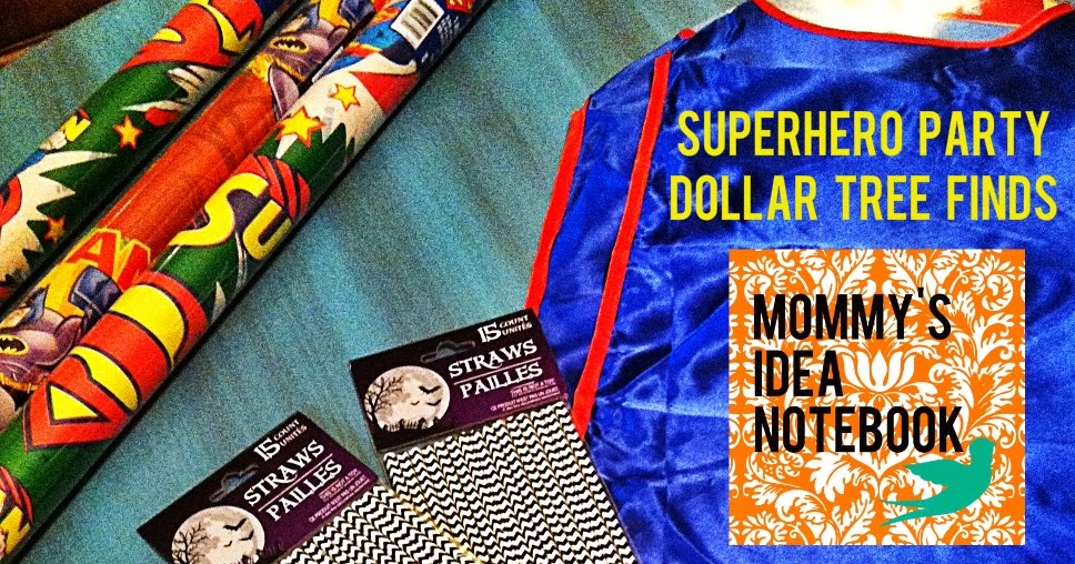 Dunham Design Company Superhero Party Dollar Tree Finds