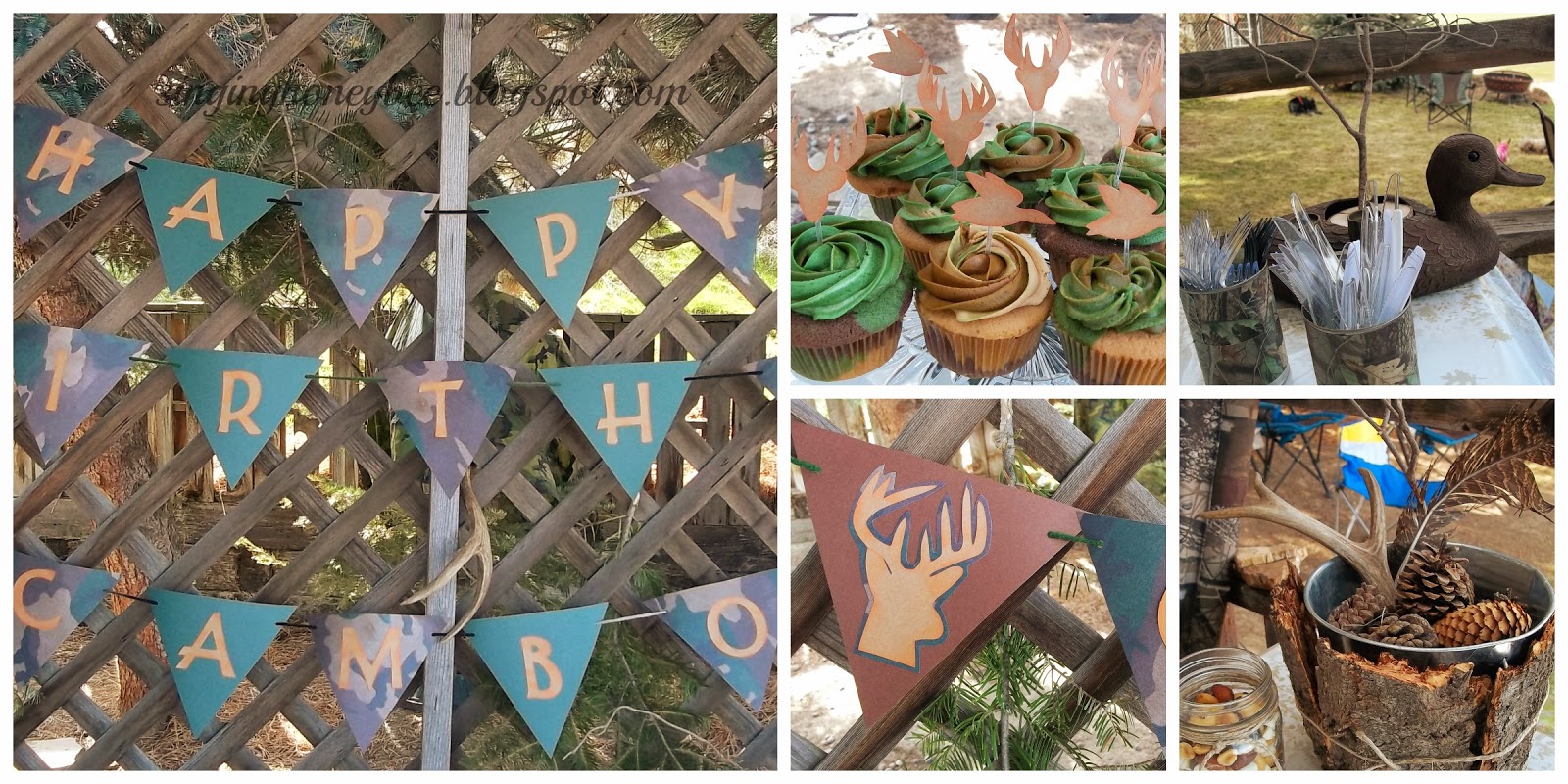 Singing Honey Bee Camo Birthday Party Ideas