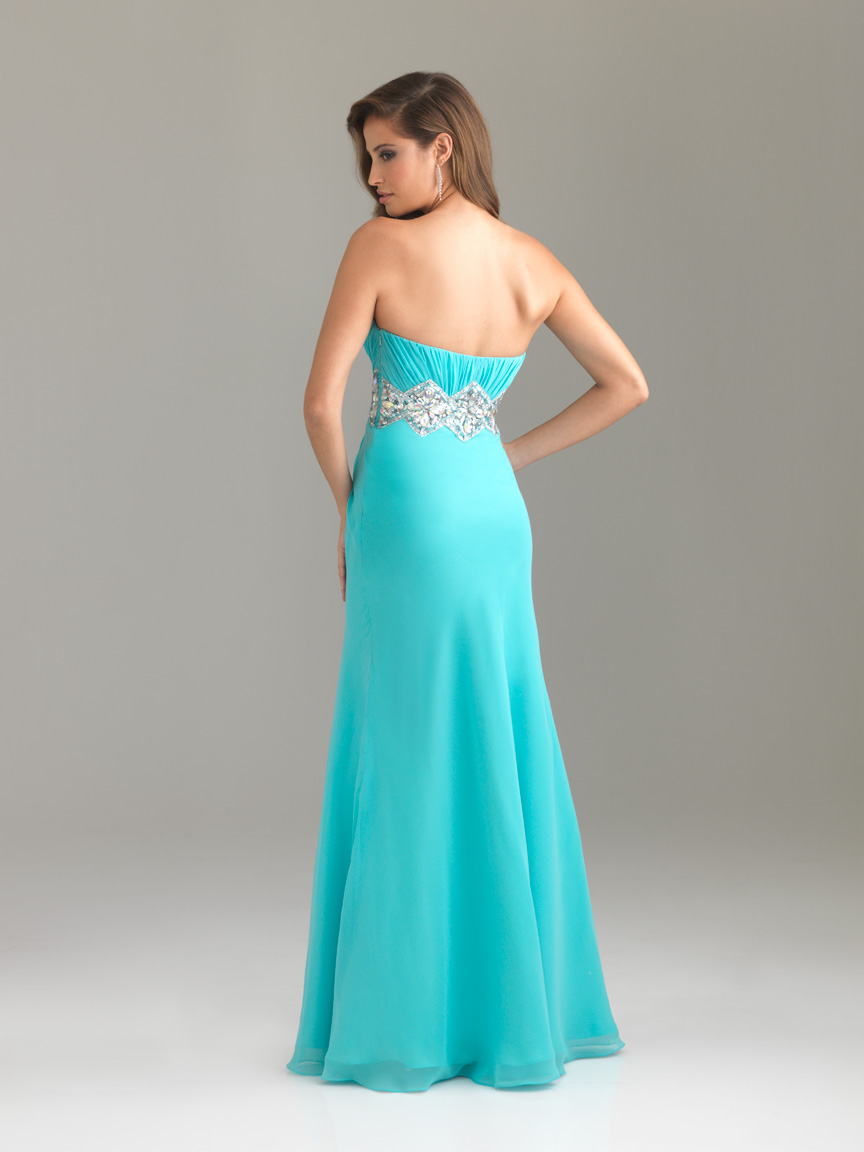 fashion world Black ALine Strapless Floor Length Graduation Dresses