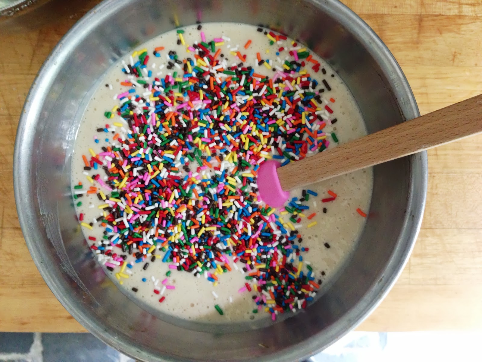 The Pittsburgh Kitchen Vegan Funfetti Cake