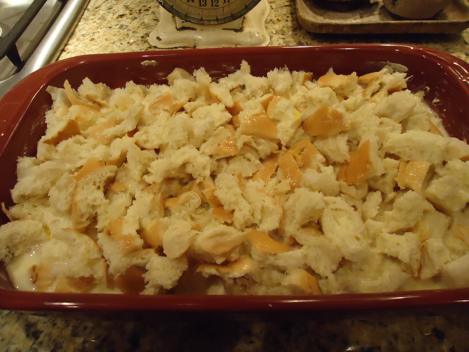 Buttercup Bliss White Chocolate Bread Pudding