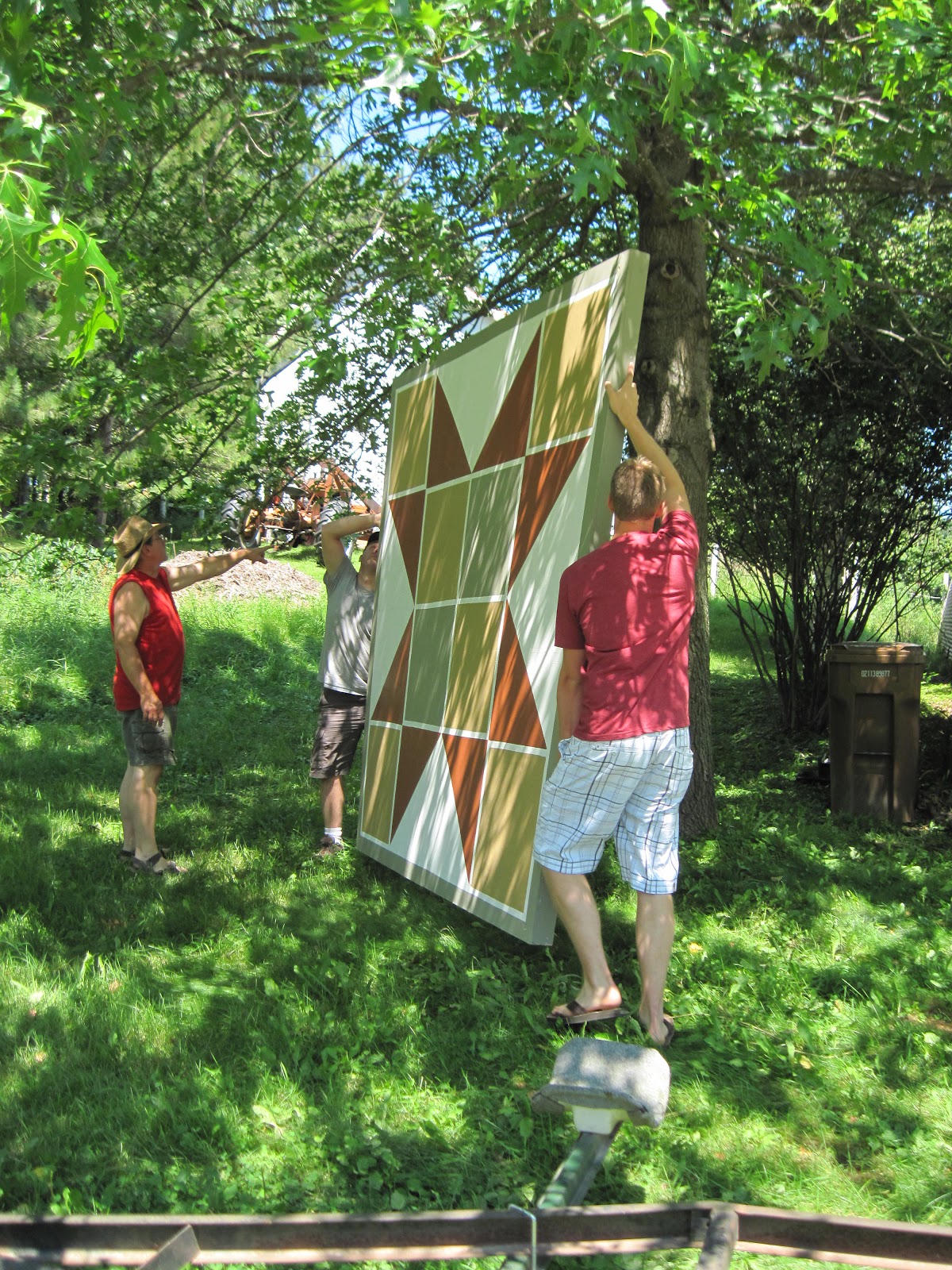 ConnieSlama How to Hang a Barn Quilt Stage 2 of Project