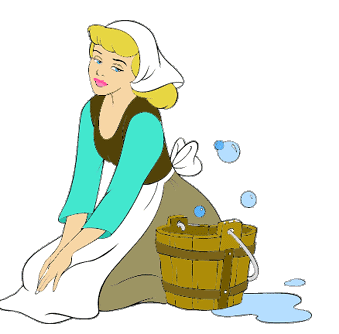 Disney Princess Cinderella In Rags Cleaning Pictures