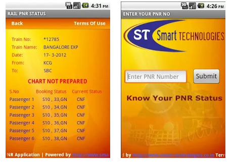 RAIL PNR Status App RAIL PNR Status App Apk