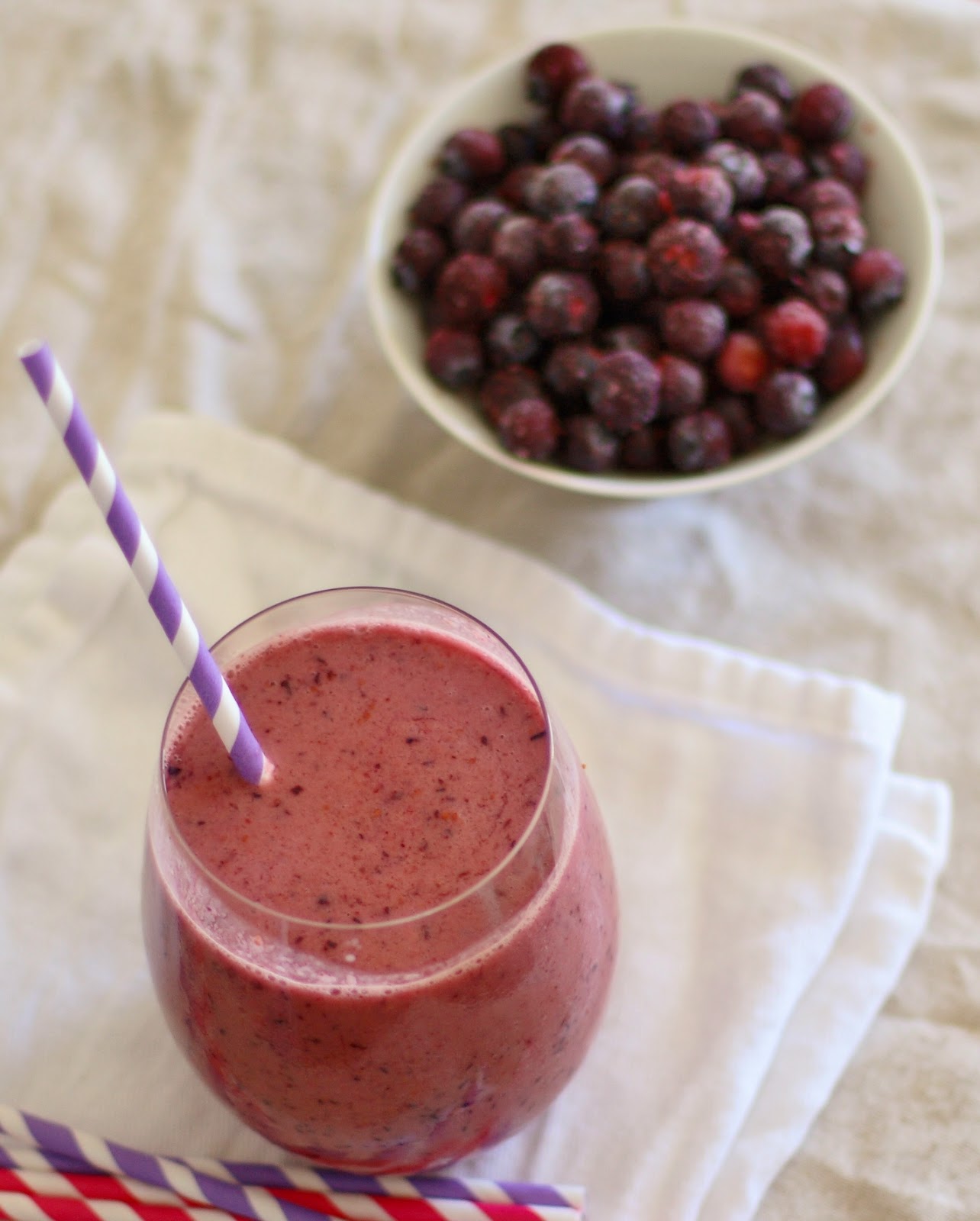 My 200 Billion Kilometers Blueberry Peach Smoothie