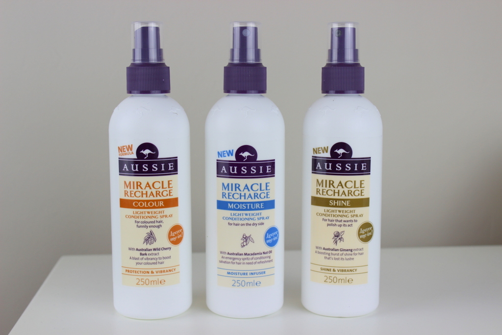 Aussie Miracle Recharge Lightweight Conditioning Sprays The pick me up for your hair Lovely