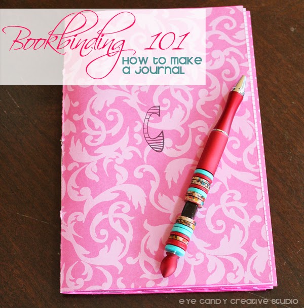 Eye Candy Creative Studio Craft DIY Bookbinding 101 How to make a