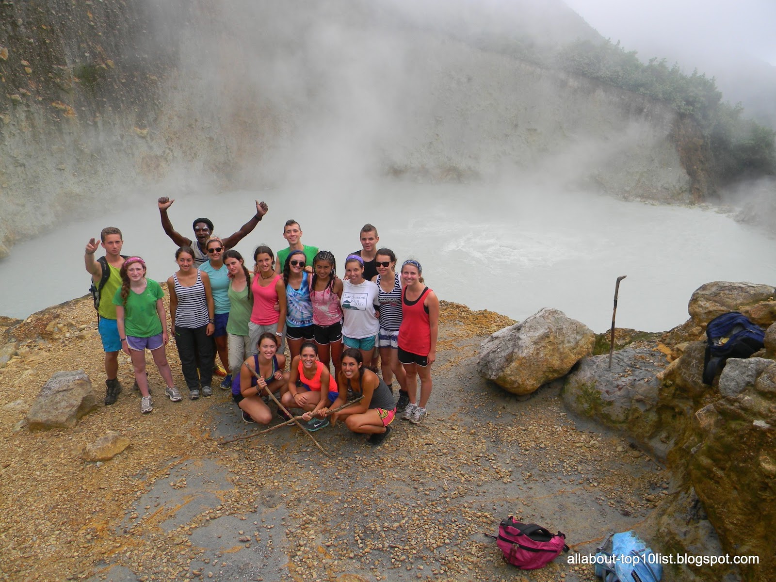 The amazing world of top10 Hiking, Boiling Lake, Dominica