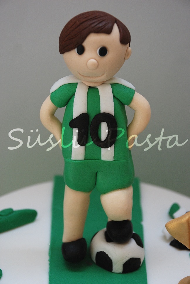 Süslü Pasta Bursaspor Pastası