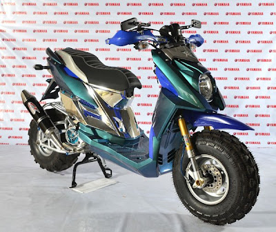 Modifikasi Yamaha X Ride Silver