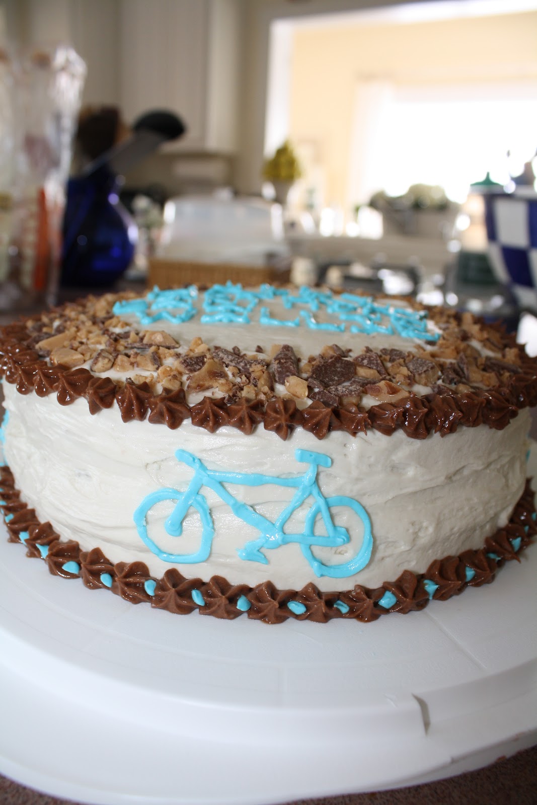 Ever So Sweet Yellow Heath Bar Cake