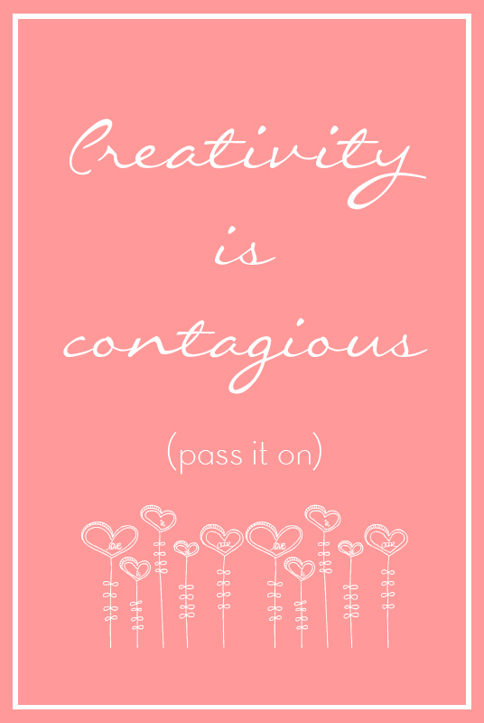 Creativity is contagious printable by Anabelia Creativity is contagious printable by Anabelia