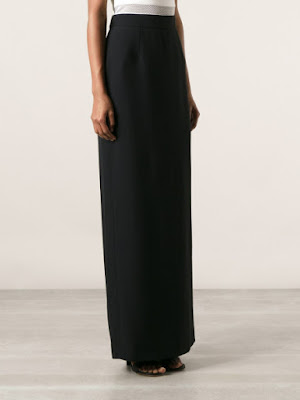 Model Rok Pensil Maxi Warna Hitam Model Rok Pensil Maxi Warna Hitam
