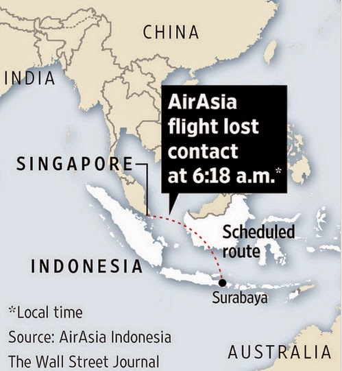 Θρίλερ με αεροπλάνο της AirAsia   Εξαφανίστηκε από τα ραντάρ