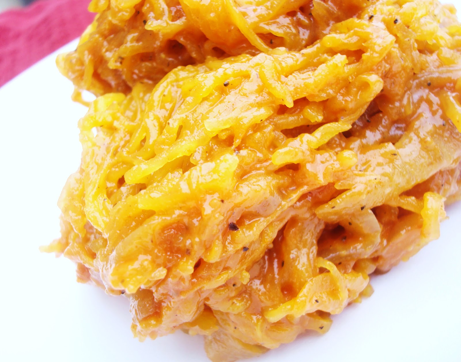 Spaghetti Squash with BBQ Sauce Daily Dish Magazine